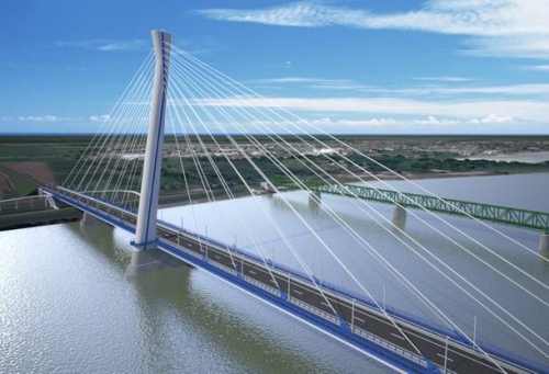 Indul az új komáromi Duna-híd építése