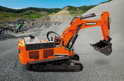 Doosan kotró a 100 tonnás méretosztályban